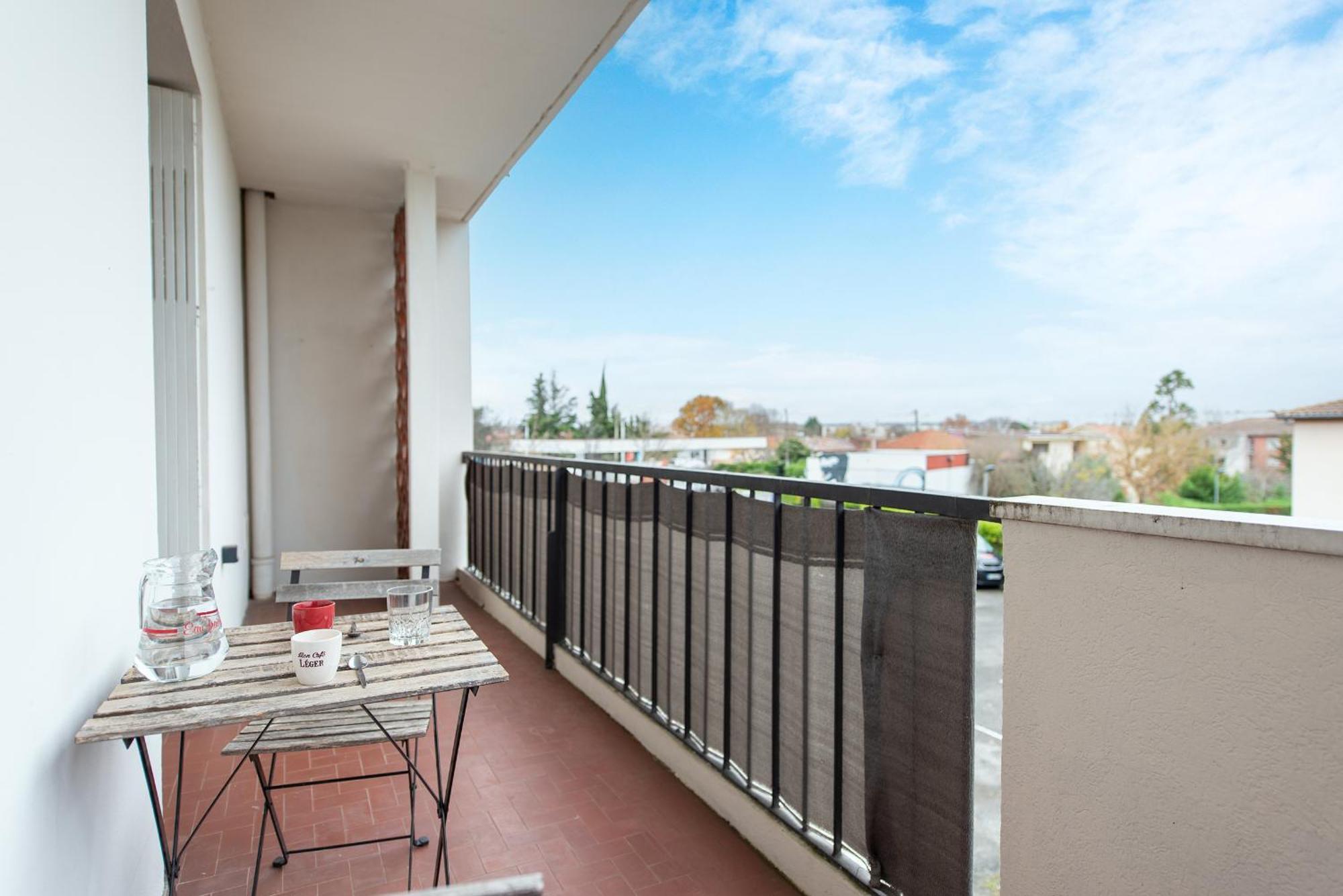 Spacieux T3 Avec 2 Parkings Gratuits Et 2 Balcons Tuluza Zewnętrze zdjęcie